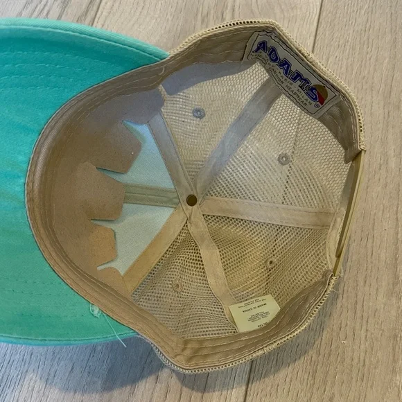 Arbonne Turquoise and Silver Mesh hat - Picture 5 of 6